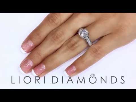 ER-SOLD-205 - 4.88 Carat H-SI1 Certified Natural Round Diamond Engagement Ring 14k White Gold