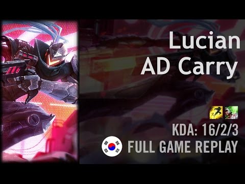 Lucian AD Carry vs Vayne - Fury - KR Challenger Path 5.24