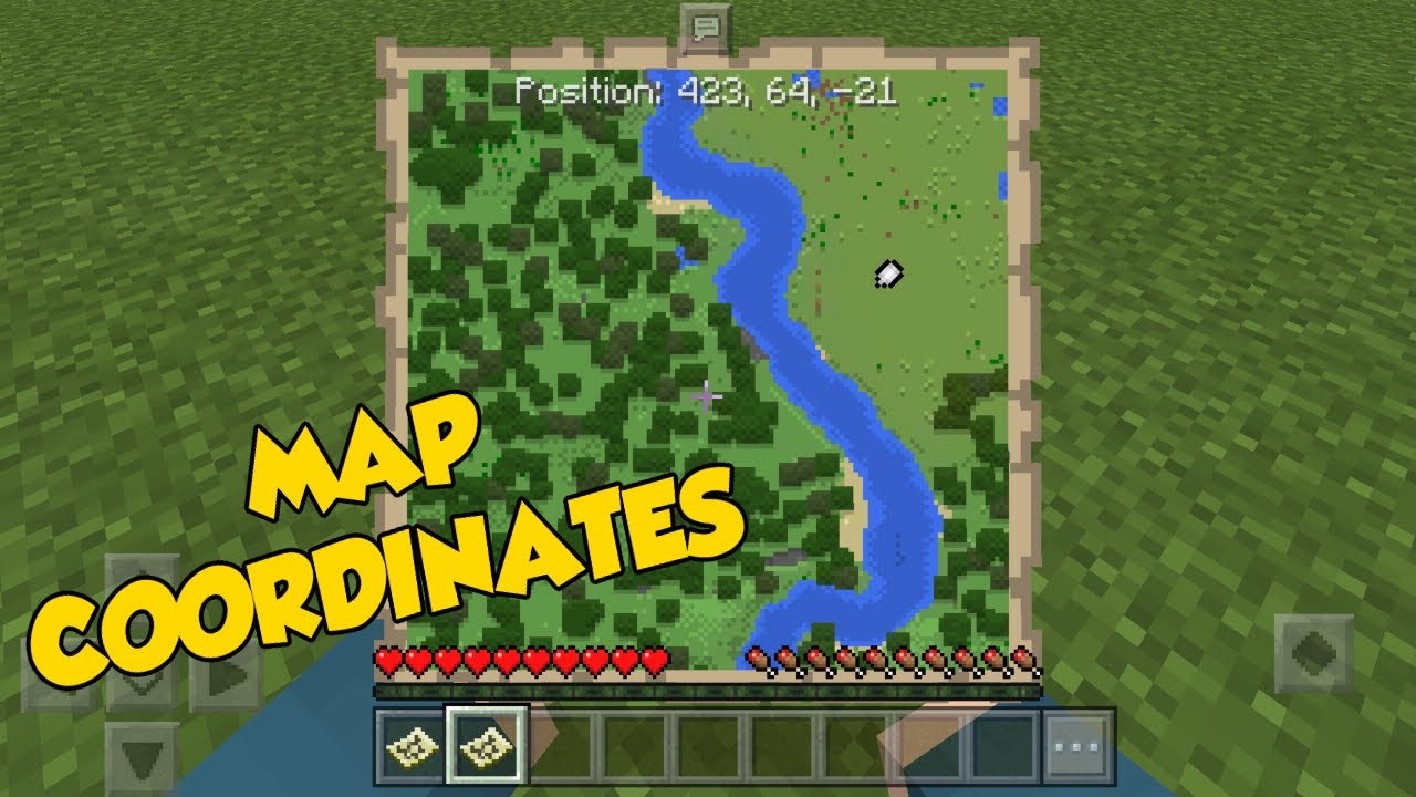Map Coordinates Addon - Minecraft Pocket Edition