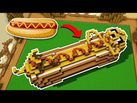 Mikecrack -  THIS DOG IS VERY HOT!  😂🤤 HOT DOG IN MINECRAFT BUILD BATTLE #30