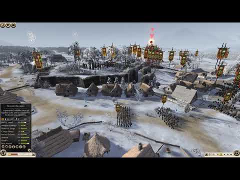 TOTAL WAR ROME II  Macedonian army defends village against massive armies of Arverni  EPIC BATTLE