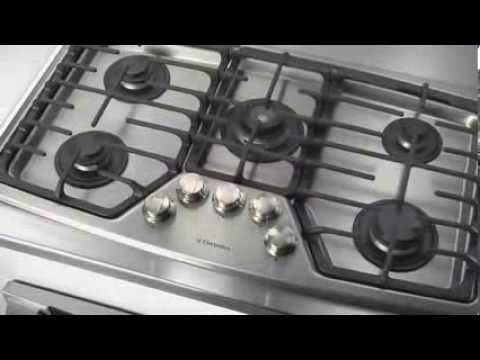 Electrolux stainless steel gas cooktop