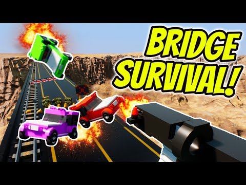 BRICK RIGS BRIDGE SURVIVAL CHALLENGE | Brick Rigs Gameplay With Beautiful OB and Camodo Gaming