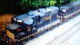 preview picture of video 'Winchester & Western Train With Yard Slug'
