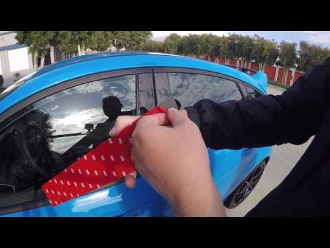 Carbon Fiber B & C pillar Accent Kit Install For The Ford Focus RS / ST