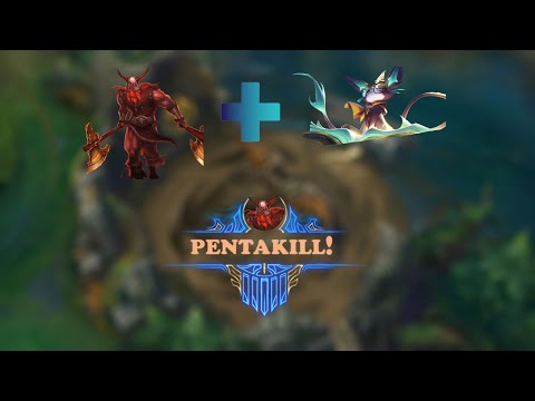 Olaf 2vs5 with Yuumi | Best Pentakill of The Day #4 | League of Legends Pentakill Moments