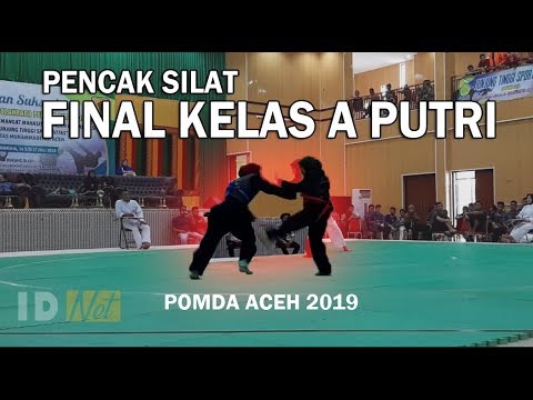 #pencaksilat #POMDA MENEGANGKAN PARTAI FINAL KEAS A PUTRI POMDA  2019