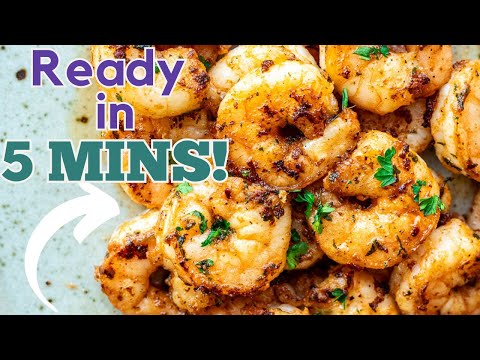Quick and Easy PAN SEARED SHRIMP || How To Make Shrimp Delicious || 15-minute recipe for dinner