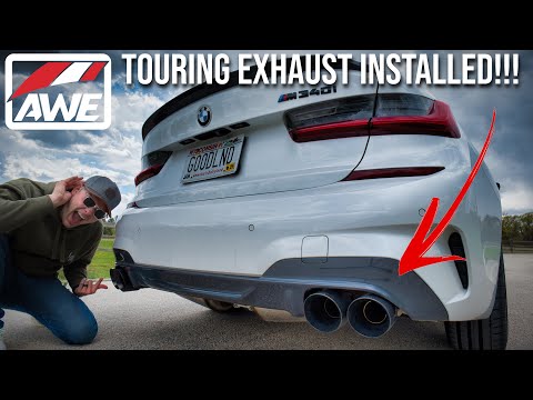 BMW M340i AWE Touring Exhaust - FIXING MY BIGGEST PROBLEM!!!