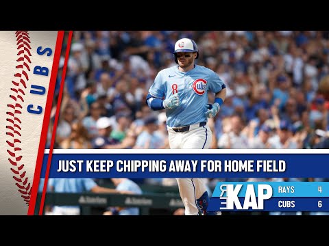 REKAP: ⚾️ Chicago Cubs 6-4 win over Tampa Bay Rays. ‘Just keep chipping away for home field!’