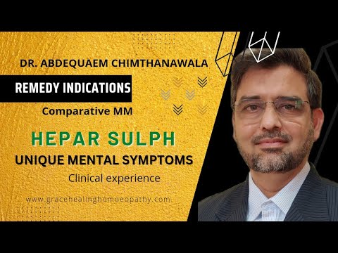 HEPAR SULPH | unique mental symptoms | Dr. Abdequaem