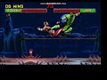 Mortal Kombat 2 Reptile Playthrough On VERY HARD No Continues