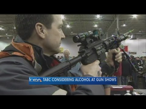 Alcohol would be allowed at gun shows under new proposal