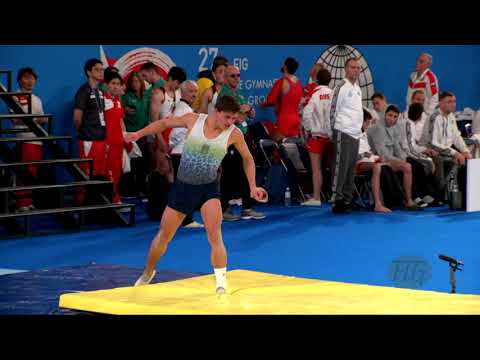 VOITIV Vitalii (UKR) M - 2019 Trampoline Worlds, Tokyo (JPN) - Qualification Tumbling R2