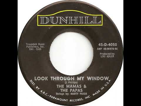 (4a) Mamas & Papas - Look Through My Window