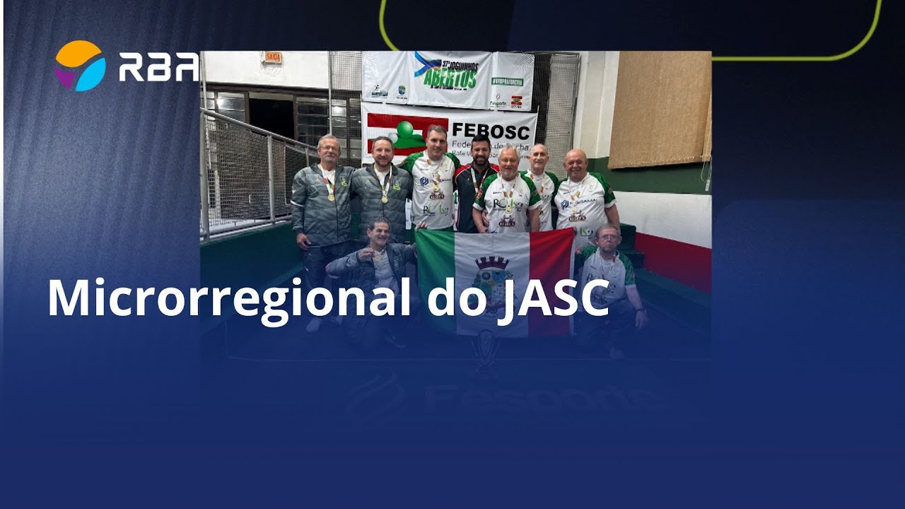 Microrregional do JASC. Ibirama vence disputa da modalidade bocha rafa vollo