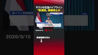 サウジの石油パイプライン 「数週間」稼働停止か #原油  #アメリカ  #サウジアラビア  #石油パイプライン  #イラク  #イラン