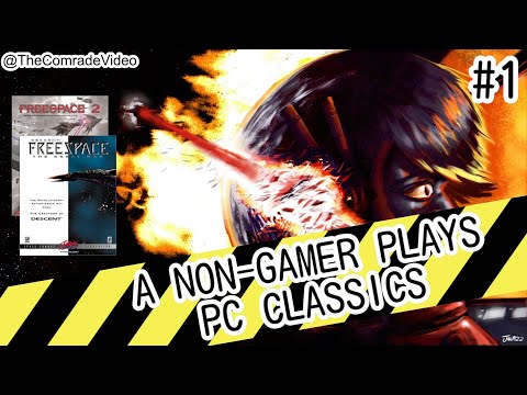 [PC Classicsレトロゲーム] Descent: FreeSpace (1998) + FreeSpace 2  (1999)  - First time playing #1