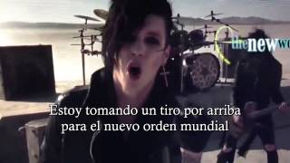 Black Veil Brides I Am Bulletproof official video Lyric karaoke sub español