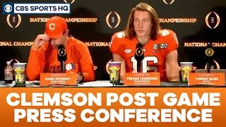 Download the video "Clemson Post Game Press Conference: 2020 National Championship | CBS Sports HQ"