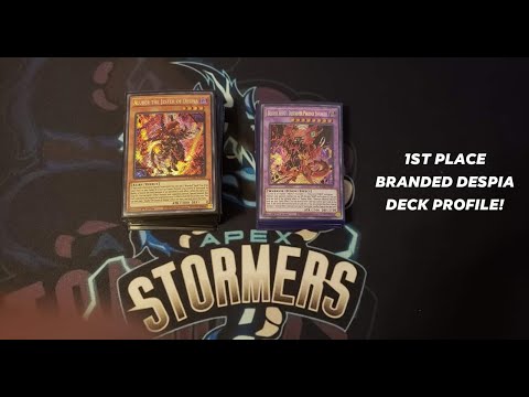 First Place Locals Undefeated Branded Despia Deck Profile! Yugioh (May 28 2022)