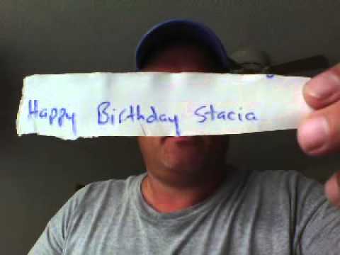 SHOENICE EATS HAPPY BIRTHDAY STACIA