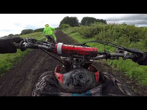 slippery day at abram motopark