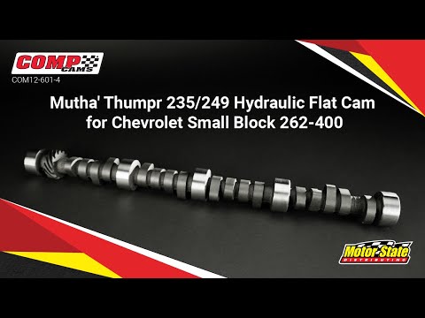 COMP Cams Mutha’ Thumpr 235/249 Hydraulic Flat Cam for Small Block Chevy 262-400 - HP Gains & More
