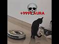 AURA CAT....💀#trollface #meme #sorts