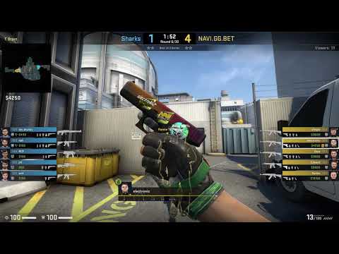 CS:GO POV Demo Na'Vi electronic (26/10) vs Sharks (de_nuke)