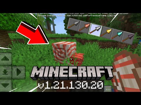 SAIUU A NOVA ATUALIZAÇÃO DO MINECRAFT BEDROCK BETA 1.21.130.20 COM LANÇAS E NOVOS MOBS!