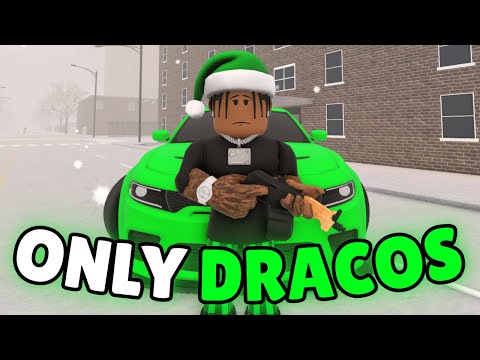 I went SLIDING with ONLY DRACOS in South Bronx The Trenches Roblox!