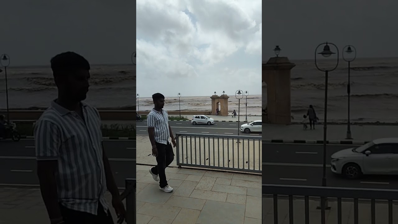 Sea ⛵ view 🪟 Daman Beach ⛱️ #shortsfeed #shorts #daman #damanbeach #facts #beachsongs #viralvideo