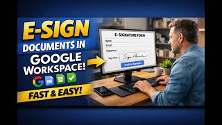 New Google Workspace Feature - eSignature: Create a Fillable PDF in Minutes (No Extra Tools)