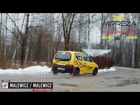 Malewicz /Malewicz - Fiat Seicento Sporting - 36 Impreza Samochodowa Barbórka 2021