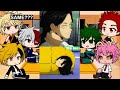 Class 1A React To Pro Heroes BNHA MHA Gacha Club