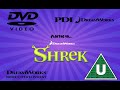 Closing To Shrek 2001 UK DVD