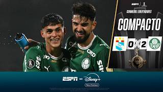 SEGUE O LÍDER! PALMEIRAS BATE SPORTING CRISTAL E RETOMA PRIMEIRA POSIÇÃO DO GRUPO | COMPACTO