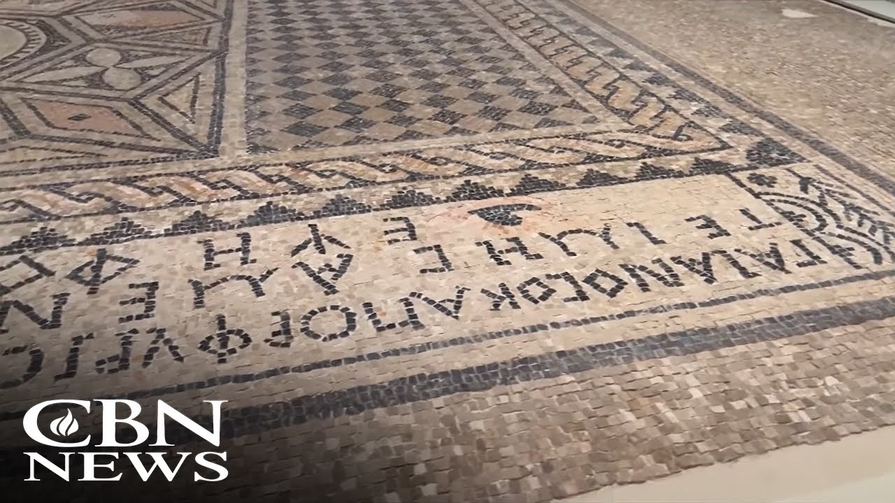 'Beautiful and Significant': Israel's Megiddo Mosaic On Display At Museum of the Bible