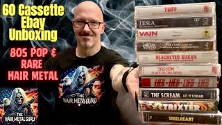 Download lagu 60 Cassette Ebay Unboxing! Rare Hair Metal & 80s Pop! mp3