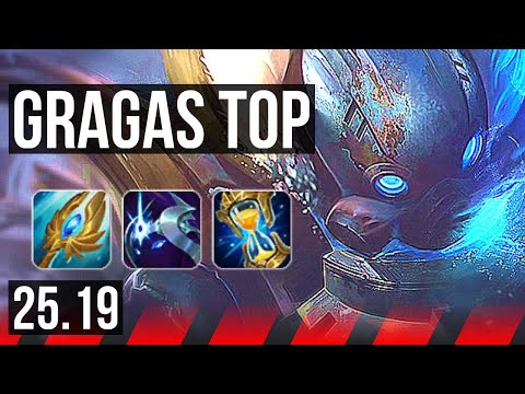GRAGAS vs AATROX (TOP) | 55k DMG, 10/4/16 | KR Master | 25.19