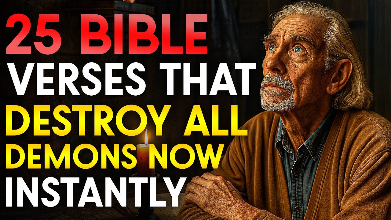 25 Bible Verses DEMONS DON'T WANT You To KNOW (DESTROYS THEM Instantly)