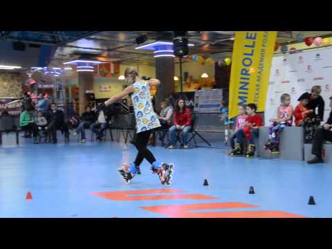 Суровцева Ксения, Группа B, Место 4, 9-й Открытый Детский Кубок по слалому 2014