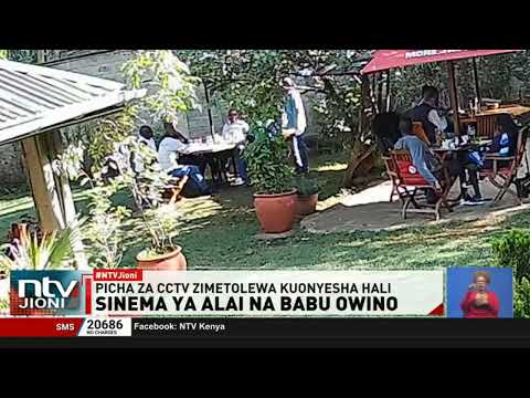 Picha za CCTV zaonyesha vita kati ya mbunge Babu Owino na mwakilishi wadi Robert Alai