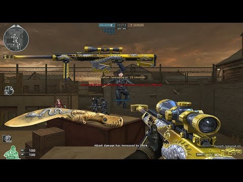 Crossfire NA 2.0 : Barrett M82A1-Flying Dragon Ultimate Goldsmith - Hero Mode X - Zombie V4