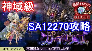 【スコアアタック神域級】ガイウスSA12270攻略【ミトラスフィア】