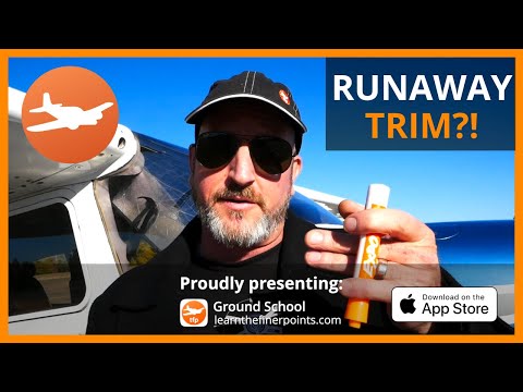 LEARN to deal with RUNAWAY TRIM, IMPROPER TRIM SETTINGS, or ANYTHING, that tries to fly the airplane