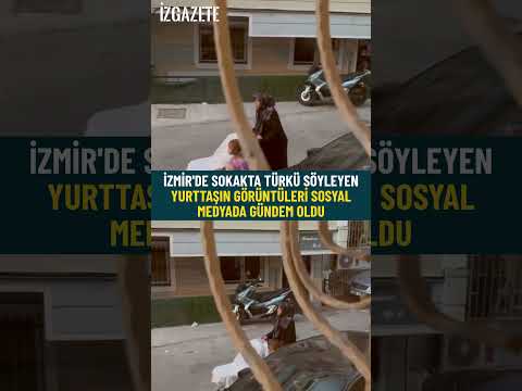 İzmir'de Sokakta Türkü Söyleyen yurttaşın Görüntüleri sosyal medyada Gündem Oldu #izmir #türkü