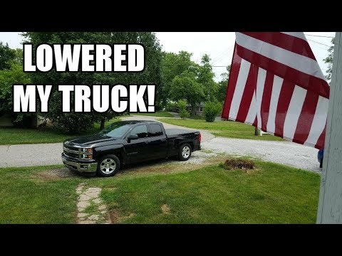 Some Will Say I RUINED My Truck LOL (2014 Silverado 4WD 4/6 Drop)