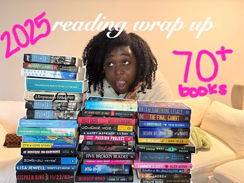 every *single* book i read in 2025✨, 70+ #bookish #booktube